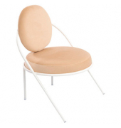 Sessel SATURNE elfenbein weiß Stoff