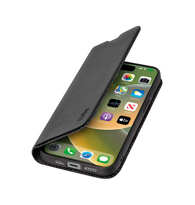 Wallet Lite Handyhülle für Apple iPhone 14 Plus, iPhone 15 Plus schwarz