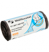 Müllbeutel 44902 UNIVERSAL PLUS, grau, 15 Liter, extrastark
