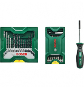 25+15+1 Mini-X-Line Sets plus Griff Bohrer- und Bit-Set