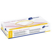 Einweghandschuhe Gentle Skin compact+, Latex, weiß, Größe 6 / XS,