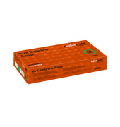 Einweghandschuhe Nitril StellarGrip Orange, Nitril, lebensmittelecht, orange, Größe 9 / L,