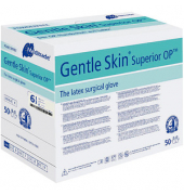 Einweghandschuhe Gentle Skin Superior OP, Latex, weiß, Größe 6,5,