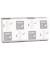 Falthandt&uuml;cher Non Stop M 2 Easy Flush 61624, 20,3x24cm, 2-lagig, Interfold-Falz (W-Falz), wei&szlig;, Tissue