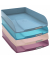 Briefablage SKANDI 111606SETD, A4/C4, farbig sortiert, Polystyrol stapelbar
