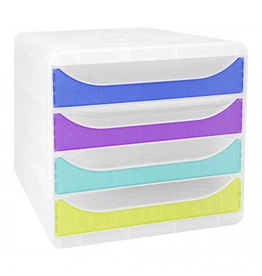 Schubladenbox BIG-BOX 310399D 4Schübe chromaline sort