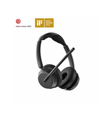 IMPACT 1060 ANC Bluetooth-Headset schwarz, rot