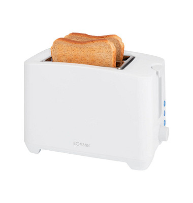 Toaster TA 6065 CB 660651, wei&szlig;, 650-750 Watt