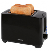 Toaster TA 6065 CB 660652, schwarz, 650-750 Watt