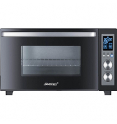 KB E300 Minibackofen 1.500 W schwarzsilber