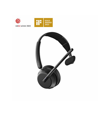 IMPACT 1030T Bluetooth-Headset schwarz, rot