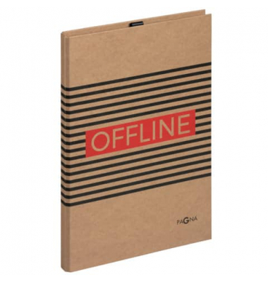 Klemmbrettmappe Offline 44015-15, bunt, recycelbarem Kraftkarton