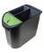 Papierkorb-Set Öko-Topline 42614D, teils mit Deckel, 26 Liter, oval, schwarz/anthrazit/grün Papierkorb-Set Öko-Topline 42614D, teils mit Deckel, 26 Liter, oval, schwarz/anthrazit/grün