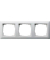 3-fach Steckdosenrahmen weiß 22,3 x 8,1 cm