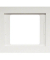 1-fach Steckdosenrahmen weiß 8,7 x 8,1 cm
