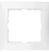 1-fach Steckdosenrahmen weiß 8,1 x 8,1 cm