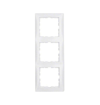 3-fach Steckdosenrahmen weiß 22,3 x 8,1 cm 3-fach Steckdosenrahmen weiß 22,3 x 8,1 cm
