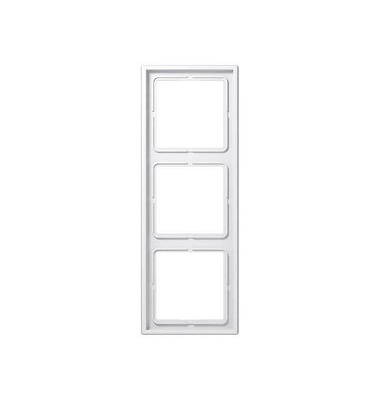 3-fach Steckdosenrahmen weiß 22,3 x 8,1 cm