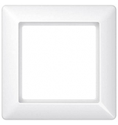 1-fach Steckdosenrahmen weiß 8,1 x 8,1 cm