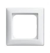 1-fach Steckdosenrahmen weiß 8,1 x 8,1 cm