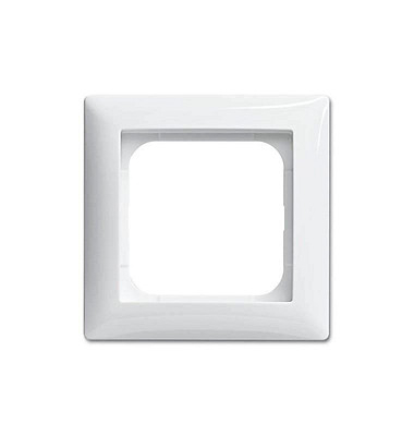 1-fach Steckdosenrahmen weiß 8,1 x 8,1 cm 1-fach Steckdosenrahmen weiß 8,1 x 8,1 cm
