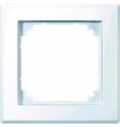 1-fach Steckdosenrahmen weiß 8,1 x 8,1 cm