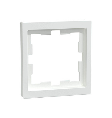 1-fach Steckdosenrahmen weiß 8,1 x 8,1 cm 1-fach Steckdosenrahmen weiß 8,1 x 8,1 cm