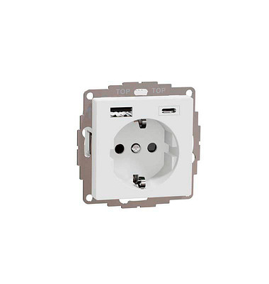 Steckdose mit USB-Anschluss Steckdose mit USB-Anschluss