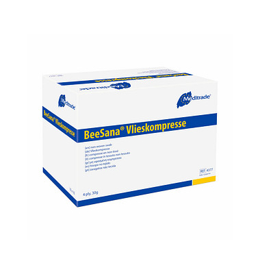 Vlies-Kompressen BeeSana 4377 weiß 20,0 x 10,0 cm