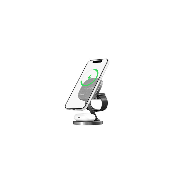 4260458924662 - Xlayer MagFix Pro 3 in 1 Ladestation Apple Wireless Charger Klappbar I Magsafe I 15W 4260458924662 - Xlayer MagFix Pro 3 in 1 Ladestation Apple Wireless Charger Klappbar I Magsafe I 15W