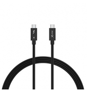 Thunderbolt 4 Kabel USB-C 1,0 m schwarz