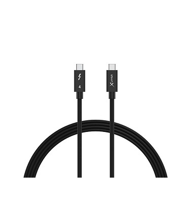 Thunderbolt 4 Kabel USB-C 1,0 m schwarz