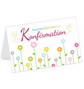 Glückwunschkarten Blumen LU1930 17,5cm x 11,5cm (BxH) 260g Motiv Chromopapier FSC