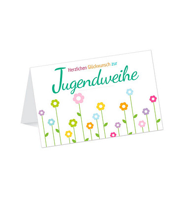 Glückwunschkarten Jugendweihe LU1931 17,5cm x 11,5cm (BxH) 260g Motiv Chromopapier FSC Glückwunschkarten Jugendweihe LU1931 17,5cm x 11,5cm (BxH) 260g Motiv Chromopapier FSC