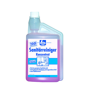 Sanitärreiniger Konzentrat Badreiniger 1,0 l Sanitärreiniger Konzentrat Badreiniger 1,0 l