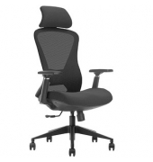 Bürostuhl, K2-BH-07 Stoff schwarz