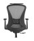 Bürostuhl, K2-BH-07 Stoff schwarz