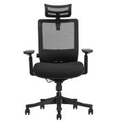 Bürostuhl, SM6F-BH Stoff schwarz