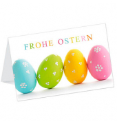 Osterkarten Ostern Eierparade LU898 17,5cm x 11,5cm (BxH) 260g Motiv Chromopapier FSC