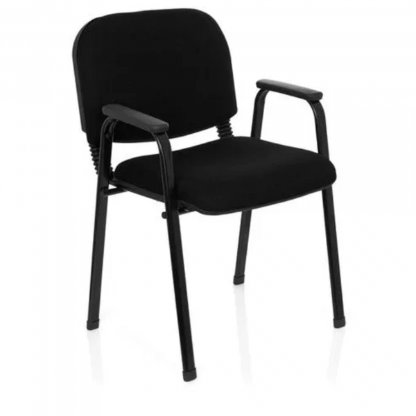 4251084639648 - Besucherstuhl XT 650 schwarz   schwarz mit Armlehnen 4-Fuß-Gestell 4251084639648 HJH Office GmbH