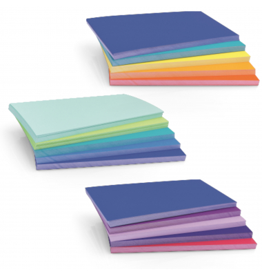 magnetoplan Moderationskarte Set I 117501501 200x100mm sort. 3x250St.