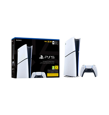 PlayStation 5 Slim Digital Edition Spielkonsole weiß