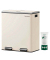 Mülltrenner 2 x 30,0 l cremeweiß