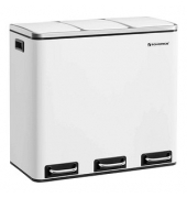 Mülltrenner 3 x 18,0 l weiß