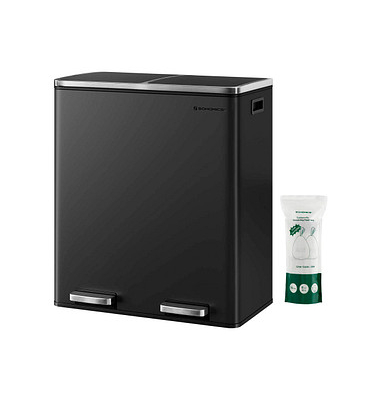 Mülltrenner 2 x 30,0 l schwarz