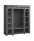 Stoffschrank, LSF03G grau 150,0 x 45,0 x 175,0 cm