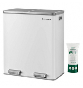 Mülltrenner 2 x 30,0 l weiß
