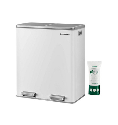 Mülltrenner 2 x 30,0 l weiß