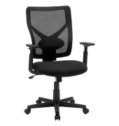 Bürostuhl, OBN36BK Stoff schwarz