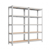 Schwerlastregal GLR040E02 silber 90,0 x 40,0 x 180,0 cm